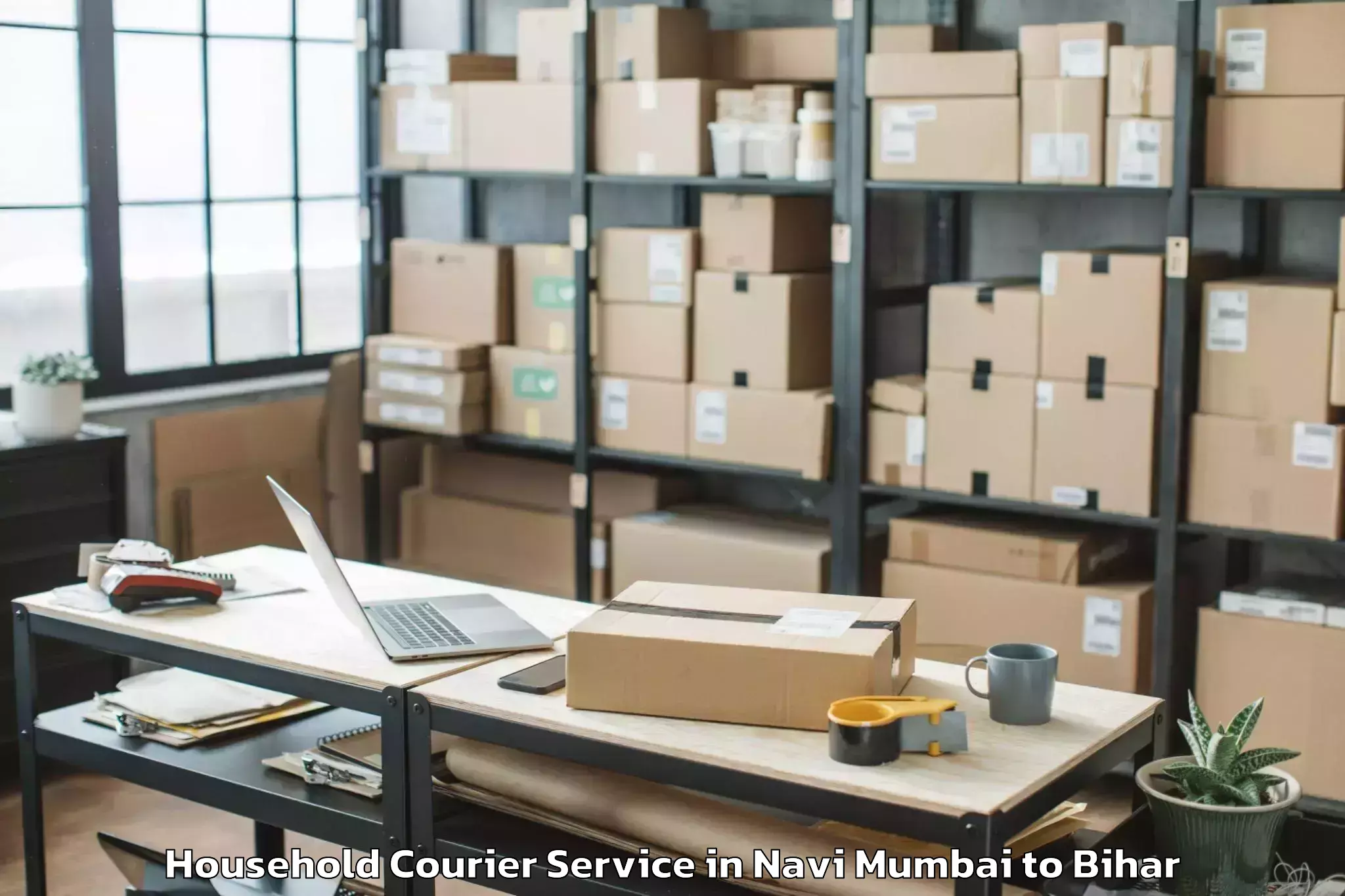 Leading Navi Mumbai to Bakhtiarpur Household Courier Provider